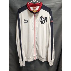 Puma Football Archives Full Zip Track Jacket Great Britain Men Size XXL